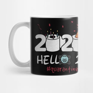 HELLO 21 TOILET PAPER BIRTHDAY CAKE QUARANTINED Mug